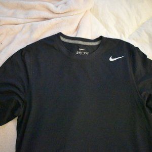 Nike Black Short Sleeve Dri Fit